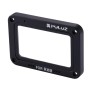 PULUZ Aluminum Alloy Flame + Tempered Glass Lens Protector for Sony RX0 / RX0 II, with Screws and Screwdrivers(Black)