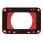 Pannello frontale in lega di alluminio Puluz + lente filtro UV da 37 mm + parametro di sole per Sony RX0 / RX0 II, con viti e cacciaviti (rosso)