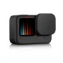 PULUZ for GoPro Hero10 Black / Hero9 Musta pehmeä TPU-kumikartauskestävä kameran linssin suojakorkki (musta)