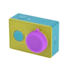 Casquette d'objectif en silicone pour Xiaomi Yi / GoPro Hero4 / 3+ / 3 (violet)