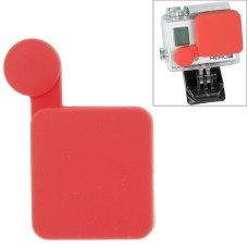 TMC Housing Silicone Lens Cap para GoPro Hero4 /3+(rojo)