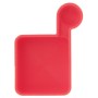 CAP DE LENCE DE SILICONE DE SILICONE TMC pour GoPro Hero4 / 3 + (rouge)
