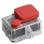 מכסה עדשת גוף חשופה של TMC + מכסה עדשת דיור עבור GoPro Hero4 /3 + (אדום)