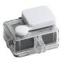 TMC Boder Body Lens Cap + Capacina para la lente de la carcasa para GoPro Hero4 /3 + (blanco)