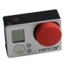 TMC עגול סיליקון כובע לן עבור GoPro Hero4 /3+(אדום)
