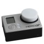 TMC עגול סיליקון כובע לן עבור GoPro Hero4 /3+(לבן)