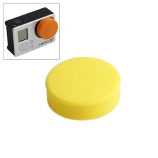 TMC -pyöreä silikoni Len -korkki GoPro Hero4 /3+: lle (keltainen)