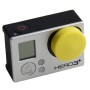 TMC Round Silicone Len Cap para GoPro Hero4 /3+(amarillo)