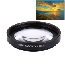 Junestar Proffesional 37mm 12,5x makro objektiv filtr + ochranná uzávěrka pro GoPro & Xiaomi Xiaoyi Yi Sport Action Camera