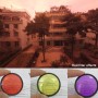 Filtro lente 58 mm Profsional 6 in 1 (CPL + UV + rosso + giallo + viola) e anello adattatore di case abitazioni impermeabili per GoPro Hero4 / 3+ e Xiaomi Xiaoyi Yi II 4K & SJCAM SJ5000 Sport Action Camera