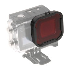 SJCAM SJ6 Cube Snap-on Dive Housing Lens Filtre (rouge)