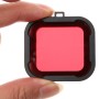 SJCAM SJ6 Cube Snap-On Dive -kotelo-linssisuodatin (punainen)