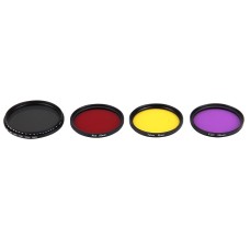 andestar 4中的第1款专业52毫米镜头滤镜（ND2-400 +红色 +黄色 + fld / purple），用于GoPro Hero5 / 4S / 4S / 4 / 3+ / 3 /3 /2＆Xiaomi Xiaomi yi i / ii I / II 4K＆SJCAM运动摄像机