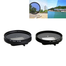 Pro GoPro HERO5 Proffesional 52mm objektiv (CPL Filter + Ochranný uzávěr čočky + hex -Spanner) & (UV filtr + ochranný uzávěr čočky + šestivý klíč)