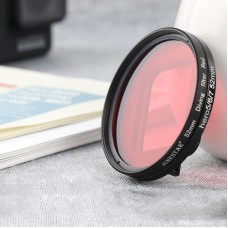 Ruigpro per GoPro Hero 7/6 /5 Filtro per lenti a colori rosso 52mm da 52 mm con anello e lente dell'adattatore da filtro