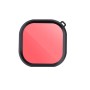 Филтър за цветен обектив за гмуркане на квадратни жилища за GoPro Hero8 Черен оригинален водоустойчив корпус (розово)