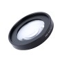 Ruigpro pour GoPro Hero8 Professional 58mm 16x Macro Lens Filtre de boîtier de plongée + boîtier de plongée Basage étanche avec anneau d'adaptateur de filtre et capuchon d'objectif