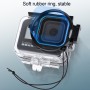 RuigPro para GoPro Hero8 58 mm 16x lente macro + filtro de lente de buceo rojo/morado + carcasa de buceo kits de caja impermeable con anillo adaptador de filtro y tapa de lente