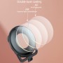 Coperchio di vetro protettivo per la protezione delle lenti per Insta360One R Camera panoramica con telaio (nero)