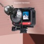 Захисна скляна кришка для захисту лінз для панорамної камери Insta360One R з рамою (чорний)