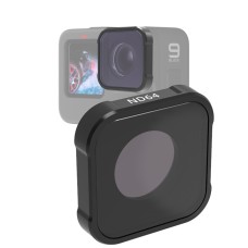 JSR KB Serie ND64 Filtro de lente para GoPro Hero10 Black / Hero9 Black
