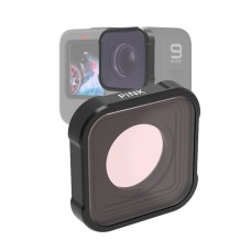 JSR KB Series Diving Color Lens Filter för GoPro Hero10 Black / Hero9 Black (Pink)