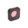 Filtro de lentes de color de buceo de la serie JSR para GoPro Hero10 Black / Hero9 Negro (rojo)