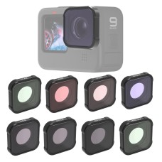 JSR KB Series Star+MCUV+לילה+צלילה אדום+צלילה ורוד+ND8+ND16+ND32 מסנן עדשות עבור GoPro Hero10 Black / Hero9 Black