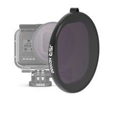 JSR圆形壳体ND1000镜头过滤器，用于GoPro Hero8黑色