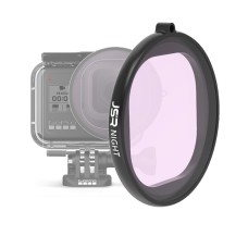 JSR Round Housing Night Lens Filtre pour GoPro Hero8 Black