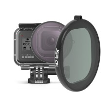 JSR -pyöreä kotelon Cpl Lens -suodatin GoPro Hero8 Musta