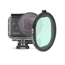 JSR Round Housing 16x Filtre d'objectif macro pour GoPro Hero8 Black