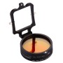 Filtro de lente de buceo de 58 mm + rojo + púrpura para GoPro Hero7 Negro /6/5