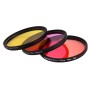 58 mm gul + röd + lila dyklinfilter för GoPro Hero7 Black /6/5