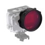 58mm giallo + rosso + filtro per lenti per immersioni viola per GoPro Hero7 Black /6/5