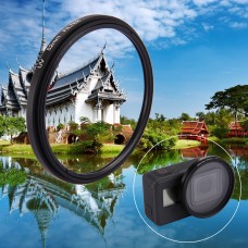 52 мм 3 в 1 круглый круговой UV -объектив фильтр с крышкой для GoPro Hero7 Black /6/5