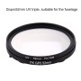 52mm 3 i 1 rund cirkel UV -linsfilter med cap för GoPro Hero7 Black /6/5