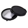 Filtro de lente UV de 52 mm 3 en 1 círculo redondo con tapa para GoPro Hero7 Negro /6/5