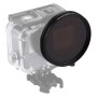 58mm 3 in 1 circolo rotondo filtro lente CPL con cappuccio per GoPro Hero7 Black /6/5