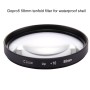 58 mm 2 en 1 10x filtre à lentille en gros plan pour GoPro Hero7 noir / 6/5