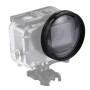 Filtro de lentes de primer plano de 58 mm 2 en 1 10x para GoPro Hero7 Black /6/5