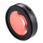58 mm 16x Macro Lens + Red Diving Lens Filtre avec couvercle de lentille + Adaptateur d'anneau de filtre d'objectif + String + Tissu de nettoyage pour GOPRO HERO4 / 3, SJCAM SJ6, Xiaoyi Sport Camera Dive Loing