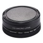 58 mm 16x Lente macro + Filtro de lente de buceo rojo con cubierta de lente + adaptador de anillo de filtro de lente + cuerda + tela de limpieza para gopro hero6 /5 carcasa de buceo