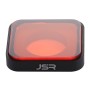Filtro de lente de color Snap-On para GoPro Hero6 /5 (rojo)