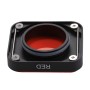 Bepattanó színű lencse szűrő a GoPro Hero6 /5-hez (piros)