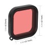 Puluz Square Housing Diving Color Lens Filtre pour GoPro Hero8 Black (rose)