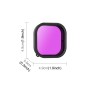 For GoPro Hero11 Black / HERO10 Black / HERO9 Black PULUZ Square Housing Diving Color Lens Filter(Purple)