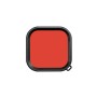 Para GoPro Hero11 Black / Hero10 Negro / Hero9 Black Puluz Square Housing Color Filtro de lente de color de buceo (rojo)