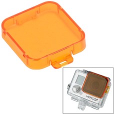 ST-132 Snap-on Dive Filter Logement pour GoPro Hero4 / 3 + (Orange)