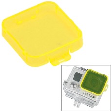 ST-132 Snap-On Dive Filter Housing för GoPro Hero4 /3+(Yellow)